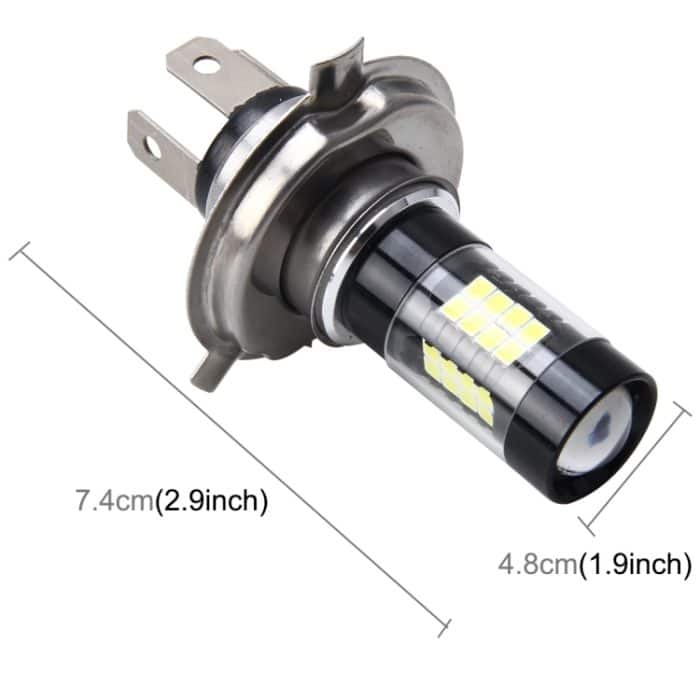 H4 7W 420LM 6000K Auto-Nebelscheinwerfer mit 42 SMD-3528 LED-Lampen, DC 12V, H4 – Bild 5