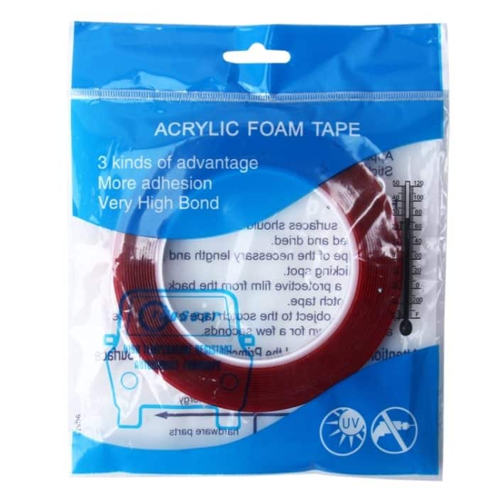 5m × 1cm Acrylschaum Doppelseitiges Klebeband – Bild 6