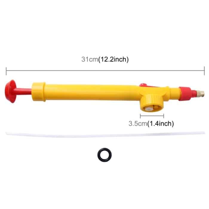 Hochdruck-Plastikflaschen-Getränk-Getränkewagen-Pistole-Sprühkolben-Sprüher-Koks-Flaschen-Sprüher-manueller Druck-Sprüher, zufällige Farblieferung – Bild 6