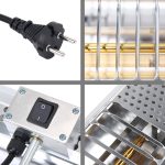 1000W Handwärme Licht Infrarot Trockner Sprühfarbe Heizung Härtungslampe Backkabine Heizung, Kabellänge: 2m EU-Stecker – Bild 4