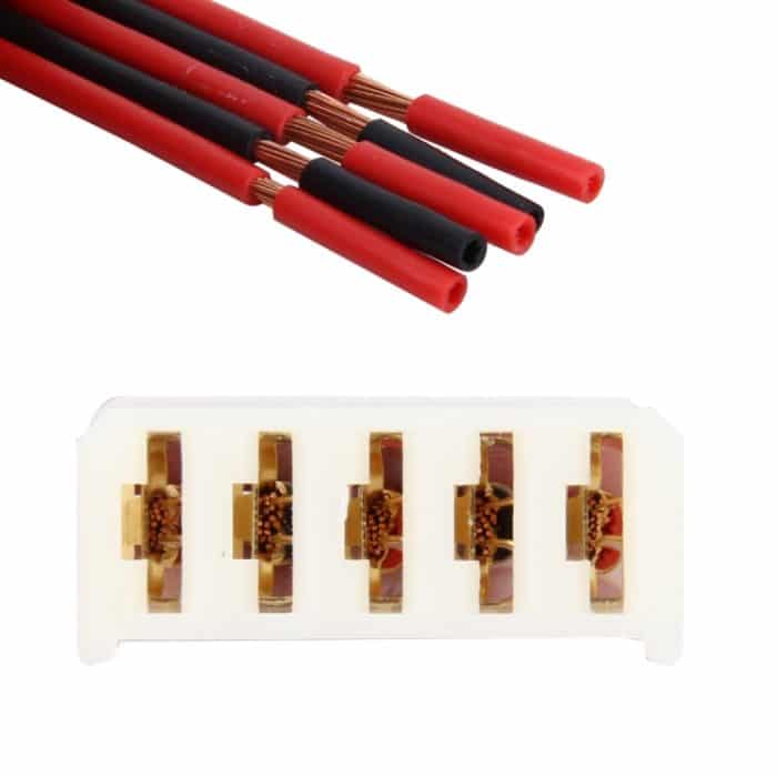 20 PCS Auto Auto Universal DIY 5-polige Tastenbuchse – Bild 3