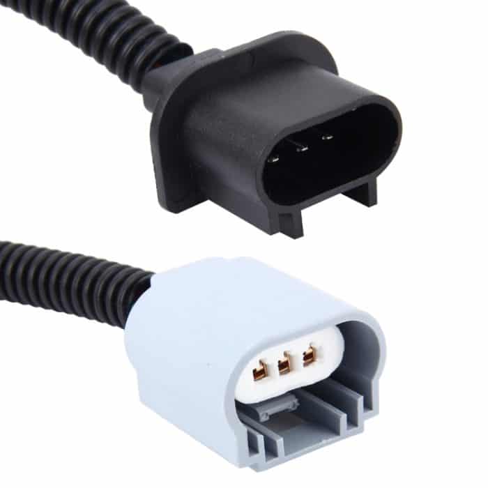 2 PCS H13 Auto HID Xenon-Scheinwerfer-Konvertierungskabel von Stecker zu Buchse mit Keramikadapterbuchse – Bild 4