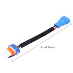 2 PCS 9005 Auto HID Xenon-Scheinwerfer-Konvertierungskabel von Stecker zu Buchse mit Keramikadapterbuchse – Bild 3