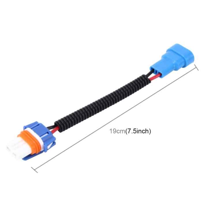 2 PCS 9005 Auto HID Xenon-Scheinwerfer-Konvertierungskabel von Stecker zu Buchse mit Keramikadapterbuchse – Bild 3