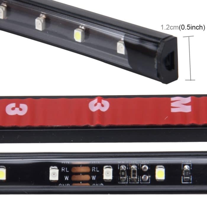 1,5 m Pickup 5W weißes DRL-Licht + rotes Bremslicht mit 80 SMD-2835-LED-Lampen, DC 12-24V – Bild 4