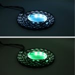 4 in 1 90 cm / 120 cm RGB Bunt blinkendes dekoratives Chasis-Licht Sound Control Light Musik-Rhythmuslicht mit drahtloser Fernbedienung, DC 12V – Bild 8