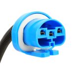 1 Paar H4-Stecker auf 9007-Buchse Lampenfassung Sockelsteckdose mit Draht – Bild 3