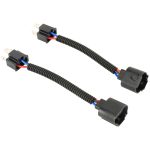 1 Paar H4-Stecker mit H13-Buchse Lampenfassung Sockelhalterung mit Draht