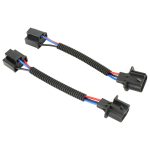 1 Paar H13-Stecker auf H4-Buchse Lampenfassung Sockelsteckdose mit Draht