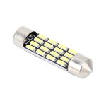 2 Stück 2 W 100 LM 6000 K 36 mm Bicuspid Port Car Dome Lampe LED Leseleuchte mit 16 SMD-4014 LED-Lampen, DC 12 V, 36MM – Bild 5