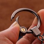 Metall Auto Form dekorative Schlüsselbundhalter (zufällige Farblieferung) – Bild 4