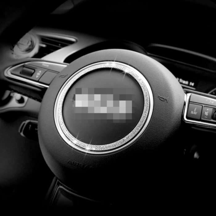 Auto-Aluminium-Lenkrad-Dekorationsring mit Diamanten für Audi, For Audi – Bild 7