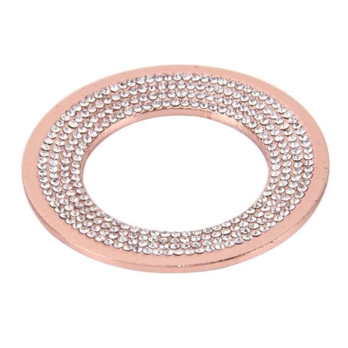 Auto-Aluminium-Lenkrad-Dekorationsring mit Diamanten für Volkswagen – Bild 2