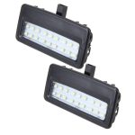 2 PCS Weißlicht Auto LED Kosmetikspiegel Lampenleuchten mit 18 SMD-3528 Lampen für BMW F10 / F11 / F07 / F01 / F02 / F03 / F04 – Bild 2