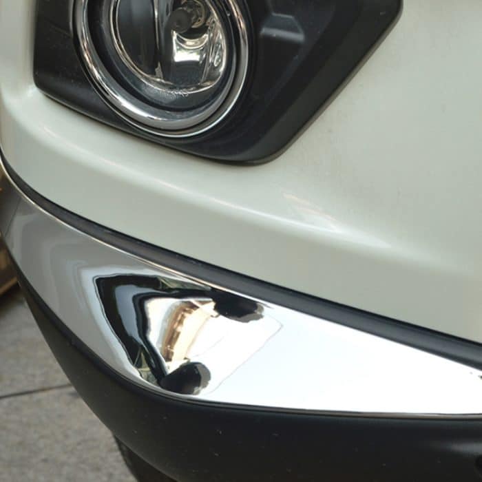 2 PCS Universal Auto Auto Kunststoff Karosserie Stoßstange Schutz Protektor Streifen Aufkleber (Silber) – Bild 7