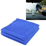 2 PCS Schnelltrocknende Mikrofaser-Wildledertücher Reinigungstuch Kratzfestes Auto Detaillierte Pflegetücher zum Abwischen von Wassernebel (blau)