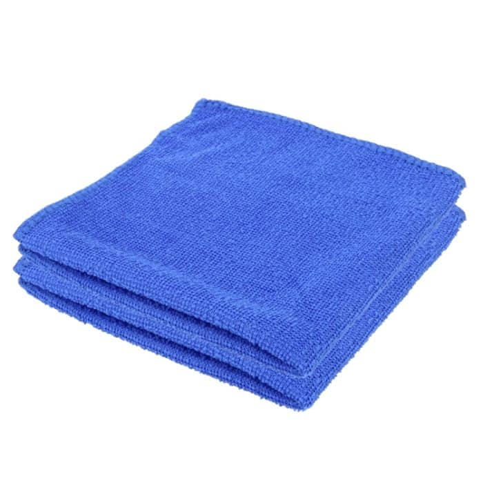 2 PCS Schnelltrocknende Mikrofaser-Wildledertücher Reinigungstuch Kratzfestes Auto Detaillierte Pflegetücher zum Abwischen von Wassernebel (blau) – Bild 2