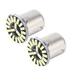 2 Stück 1156/BA15S 1 W 50 LM 6000 K Auto-Abbiegelicht mit 19 SMD-4014 LED-Lampen, DC 12 V, 1156/BA15S 1W – Bild 2