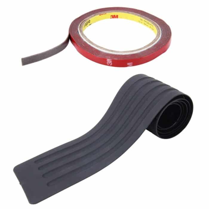 CMS8764.jpg Auto Kofferraum Unversal Heckkasten Eingang Gummi Anti-Rutsch-Kissenmatte mit Aufkleber, Größe: 90 × 8cm – Bild 1