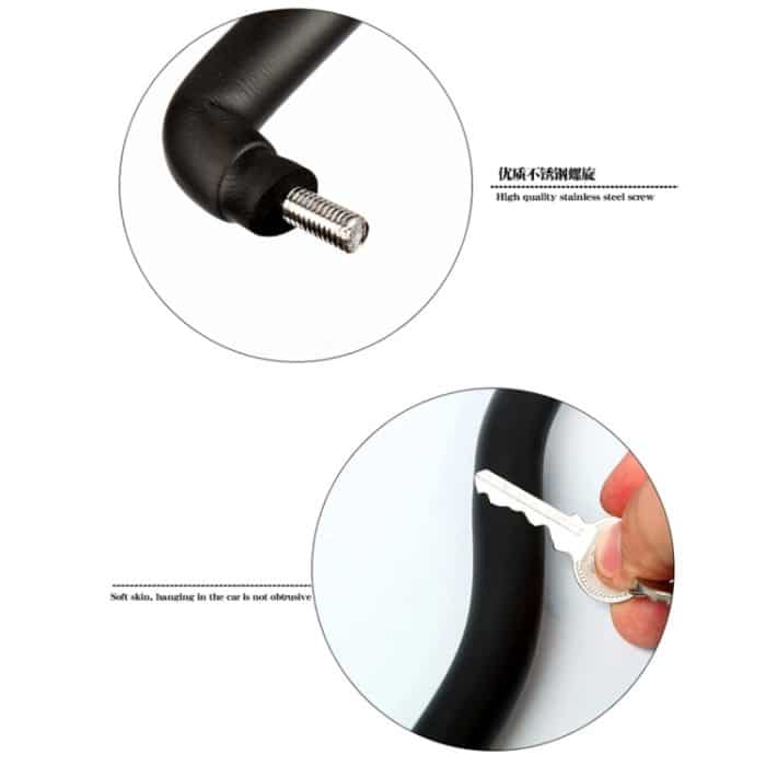 Auto Auto Universal Metallsitz Kopfstütze Stoff Jacke Anzug Mantel Kleiderbügelhalter – Bild 4