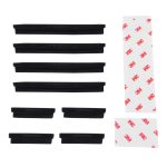 FR JG-031 8 Stück Gummi-Auto-Seitentür-Kantenschutz, Abdeckung, Zierleisten, Aufkleber, Black, Transparent, White – Bild 5