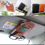 Multifunktionaler Auto-Sonnenblenden-Sonnenbrillenhalter, Karten-, Rechnungs- und Ticket-Aufbewahrungstasche – Bild 7