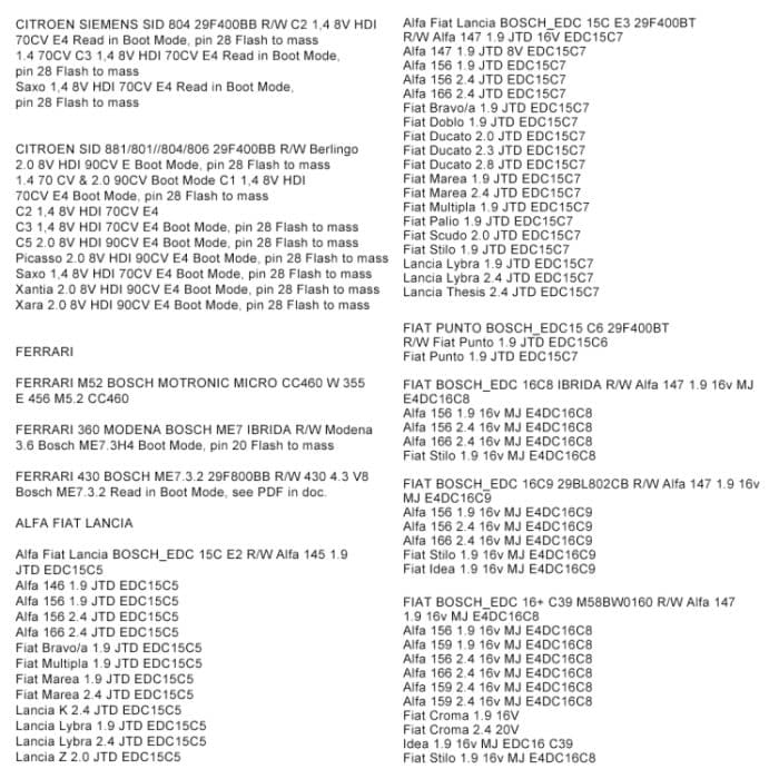 Galletto 1260 ECU Chip-Tuning-Schnittstelle Galletto Flasher Autodiagnosekabel für Volkswagen / Audi / Skoda – Bild 11