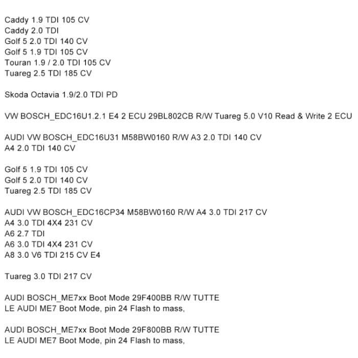 Galletto 1260 ECU Chip-Tuning-Schnittstelle Galletto Flasher Autodiagnosekabel für Volkswagen / Audi / Skoda – Bild 8