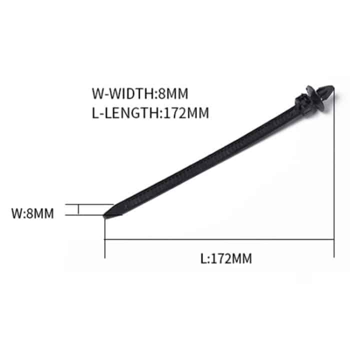 435 PCS Car Retainer Clips Sortiment Car Panel Trim Kunststoffbefestigungen Nietclips Set für Ford / Jeep – Bild 4