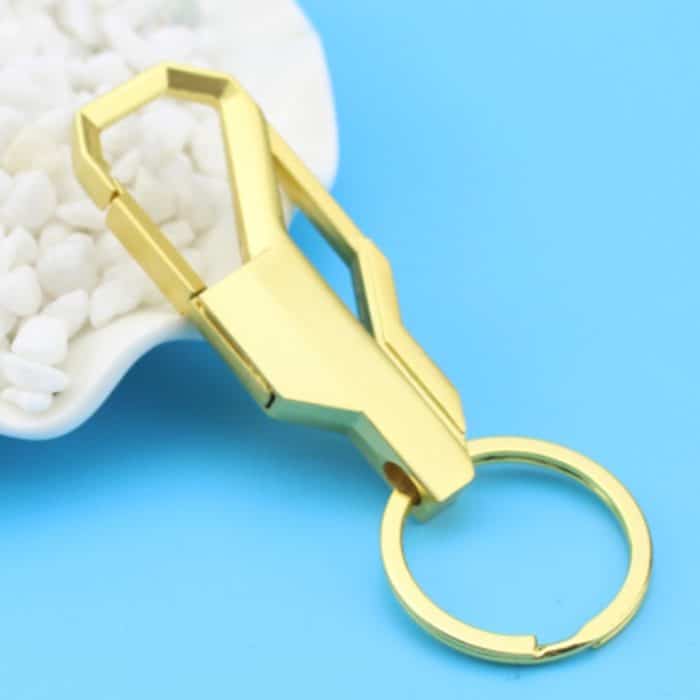 10 PCS Metall Schlüsselbund Männer Auto Creative Anhänger, zufällige Farblieferung – Bild 2