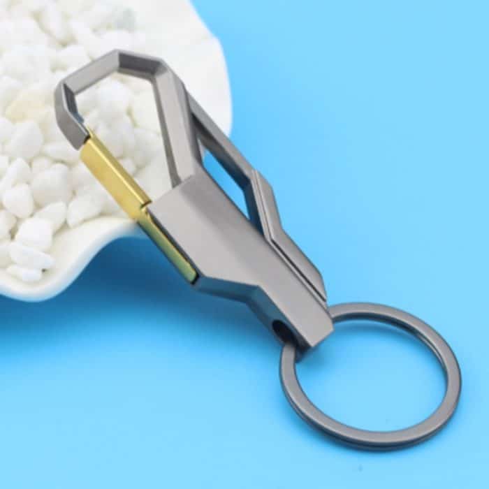 10 PCS Metall Schlüsselbund Männer Auto Creative Anhänger, zufällige Farblieferung – Bild 3