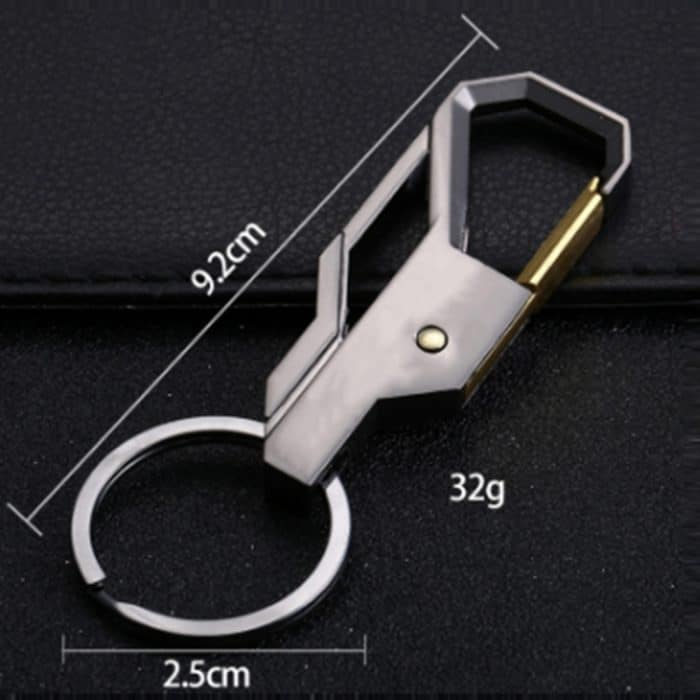 10 PCS Metall Schlüsselbund Männer Auto Creative Anhänger, zufällige Farblieferung – Bild 6