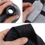 Auto Auto Universal Leder wasserdicht staubdicht Handbremse Schaltknauf Abdeckung – Bild 4