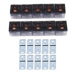 10 PCS JD-1914 80 AMP 12V Wasserdichtes Auto Auto Fünf-Stecker-Relais mit Warnleuchte – Bild 5