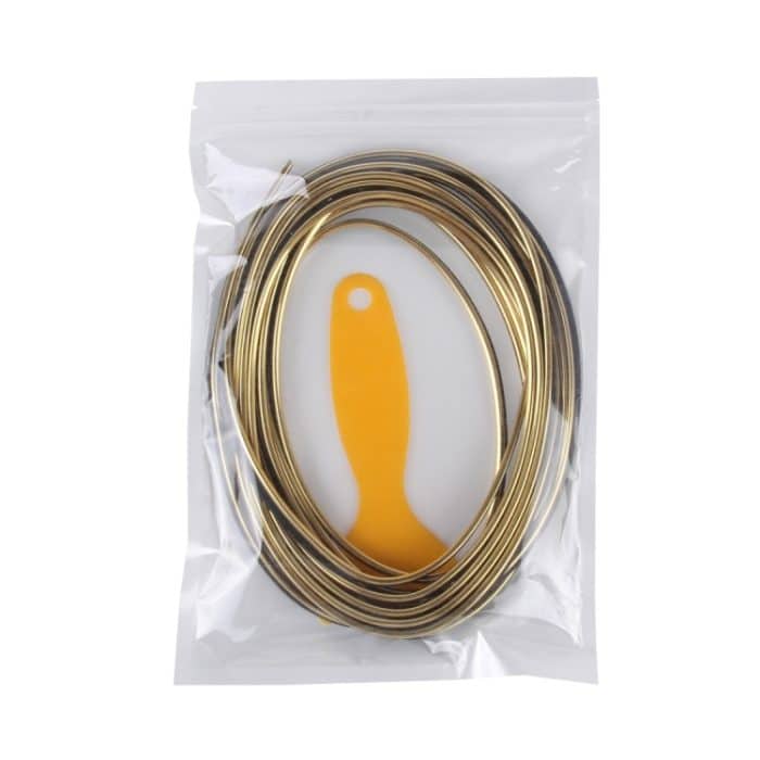 5 m flexible Zierleiste für selbstgebaute Automobile, Innen- und Außenformteile, dekorativer Linienstreifen mit Filmschaber – Bild 6