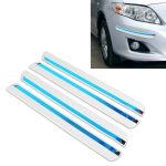 4 PCS Universal Car Auto Plastikfolie Gummi vorne hinten Karosserie Stoßstange Schutz Protektor Streifenaufkleber