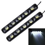 2 Stück 5 W 150 LM 6000 K Tagfahrlicht mit 5 SMD-5050-Lampen, DC 12 V, 5W