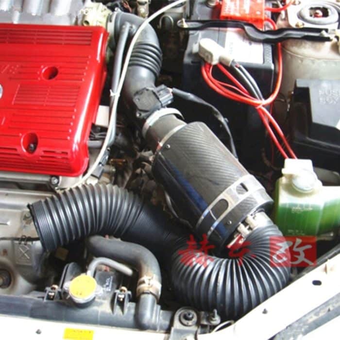 Auto Auto Universal Rohr Luftfilter Einstellbare Kaltlufteinspritzung Ansaugsystem Rohr ohne Luftfilter – Bild 7