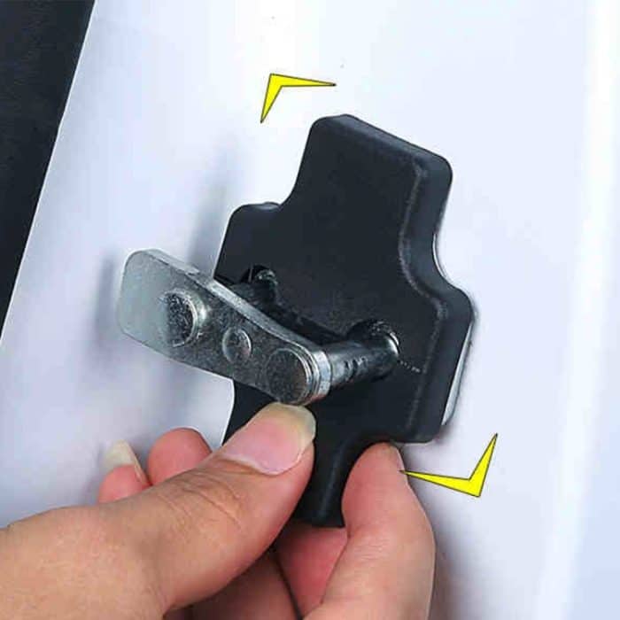 4 PCS Autotürschloss Schnalle Dekorierte Rostschutzabdeckung für BaoJun Chery SGMW Chevrolet HuaCheng ZhongHua – Bild 5