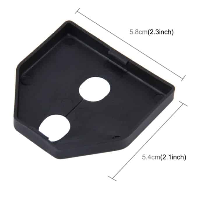 4 PCS Autotürschloss Schnalle Dekorierte Rostschutzabdeckung für Forester SUBARU XV Outback – Bild 3