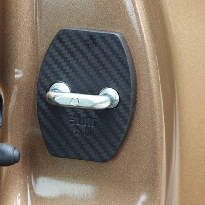 4 PCS Autotürschloss Schnalle Dekorierte Rostschutzabdeckung für Aeolus A30 BYD Surui BYD Qin – Bild 5