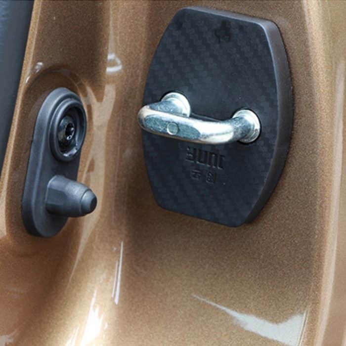 4 PCS Autotürschloss Schnalle Dekorierte Rostschutzabdeckung für Aeolus A30 BYD Surui BYD Qin – Bild 8