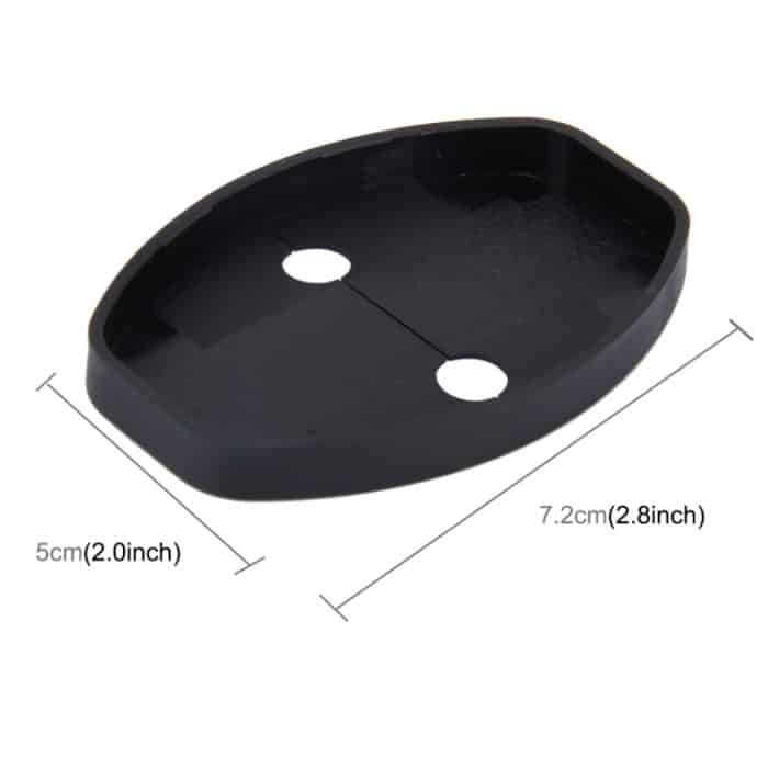 4 PCS Autotürschloss Schnalle Dekorierte Rostschutzabdeckung für Audi A4L Q3 Q5 Q7 Porsche Cayenne Cayman 911 Boxster – Bild 3