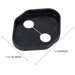 4 PCS Autotürschloss Schnalle Dekorierte Rostschutzabdeckung für Toyota Corolla VIOS Highlander YARiS L Corolla Ralink – Bild 3