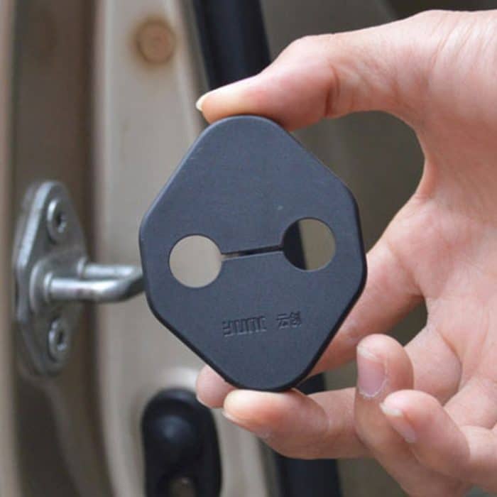 4 PCS Autotürschloss Schnalle Dekorierte Rostschutzabdeckung für Toyota Corolla VIOS Highlander YARiS L Corolla Ralink – Bild 5