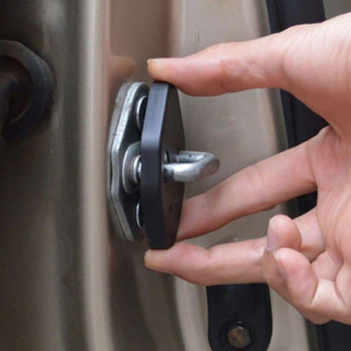 4 PCS Autotürschloss Schnalle Dekorierte Rostschutzabdeckung für Toyota Corolla VIOS Highlander YARiS L Corolla Ralink – Bild 6