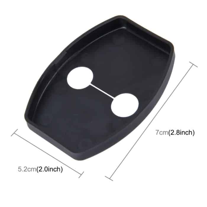 4 PCS Autotürschloss Schnalle Dekorierte Rostschutzschutzabdeckung für Toyota RAV4 Corolla Reiz VIOS Camry Hochländer Yaris Prado Prius Krone – Bild 3