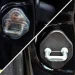 4 PCS Autotürschloss Schnalle Dekorierte Rostschutzabdeckung für FAW B70 X80 B90 Mazda3 MITSUBISHI GALANT LANCER-EX Lancer – Bild 6