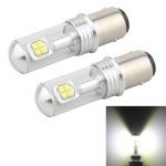 2 Stück 1157/BAY15D 40 W 800 LM 6000 K Auto-Blinker-Rückfahrlicht-Bremslicht mit 8 CREE-Lampen, DC 12 V, 1157