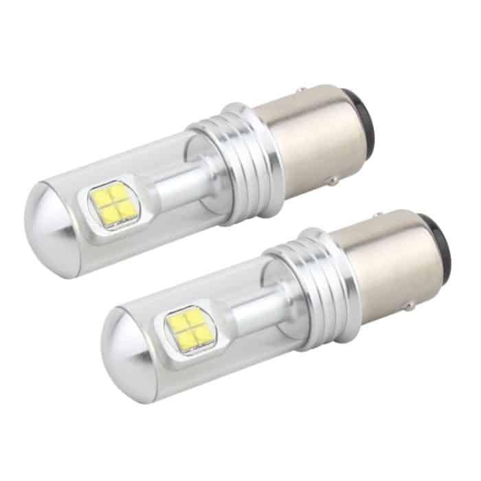 2 Stück 1157/BAY15D 40 W 800 LM 6000 K Auto-Blinker-Rückfahrlicht-Bremslicht mit 8 CREE-Lampen, DC 12 V, 1157 – Bild 2